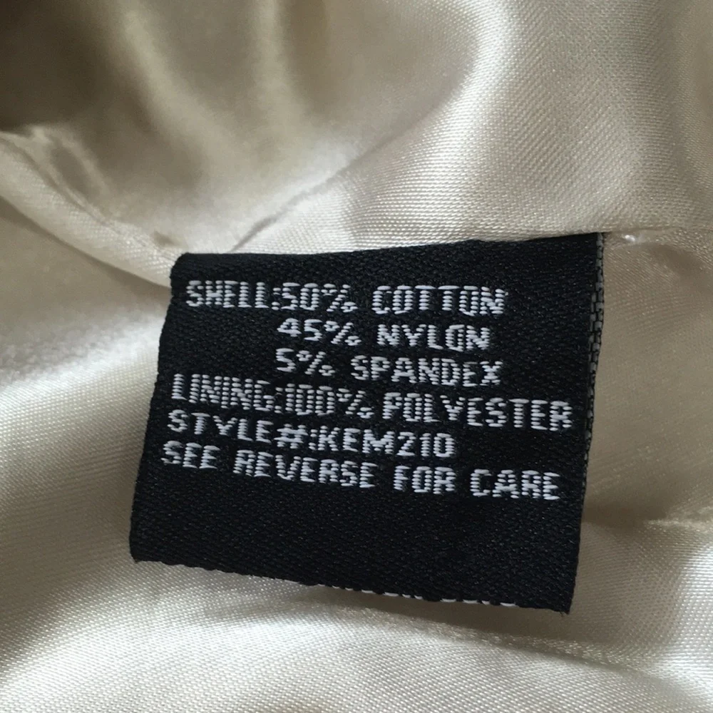 Sugarfly Girls Cream Off White Belted Double Breasted Trench Coat Jacket Medium